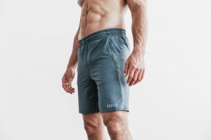 Pantaloncini Nobull Knit 8.5 Uomo Verde Acqua | KAD-781059