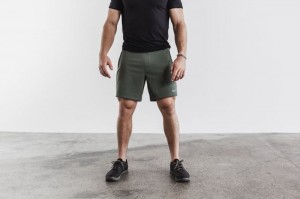 Pantaloncini Nobull Lightweight 7 Uomo Verde Oliva | XBH-351748