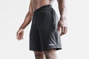 Pantaloncini Nobull Stretch Woven 9 Uomo Nere | JAO-058937