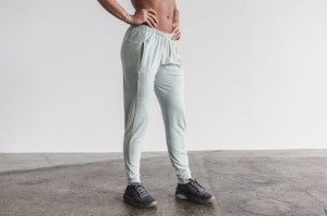 Pantaloni Jogger Nobull Adjustable Donna Menta | OUB-329546
