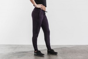 Pantaloni Jogger Nobull Adjustable Donna Marroni | GXE-905276