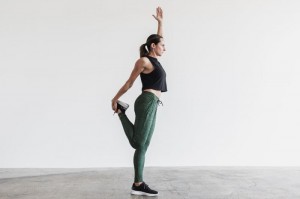 Pantaloni Jogger Nobull Adjustable Donna Verdi | WEC-192087