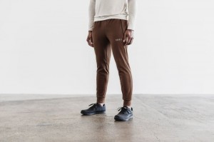 Pantaloni Jogger Nobull Oak Uomo Marroni | JSF-956203