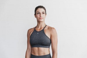 Reggiseno Sportivo Nobull Halter Matte Donna Grigie | VNT-619873