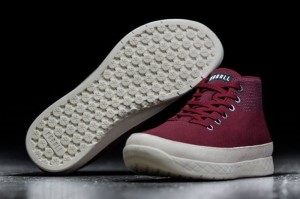 Scarpe Sportive Nobull Cabernet Canvas Mid Uomo Rosse Scuro | TIW-508621
