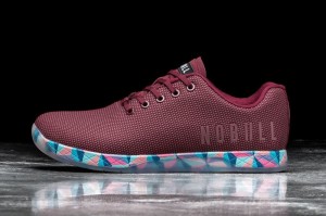Scarpe Sportive Nobull Cabernet Prism Uomo Rosse Scuro | DLH-861753
