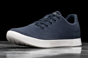 Scarpe Sportive Nobull Canvas Donna Blu Marino Bianche | ZMW-860147