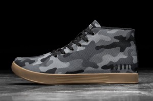 Scarpe Sportive Nobull Canvas Mid Donna Nere | HEX-413850