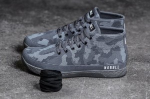 Scarpe Sportive Nobull Canvas Mid Uomo Camouflage | LHU-379412