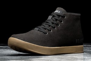 Scarpe Sportive Nobull Canvas Mid Uomo Nere | UPS-586124