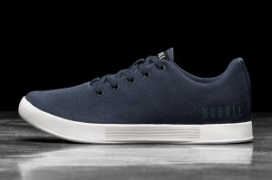 Scarpe Sportive Nobull Canvas Uomo Blu Marino Bianche | HSE-653289