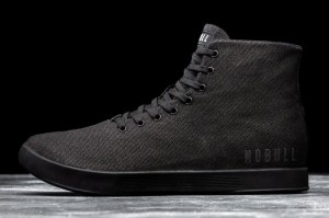 Scarpe Sportive Nobull High-Top Canvas Uomo Nere | OTE-576138