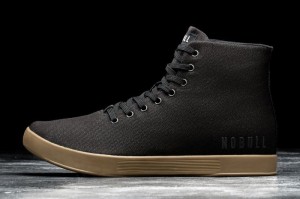 Scarpe Sportive Nobull High-Top Canvas Uomo Nere | IOR-891760