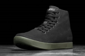 Scarpe Sportive Nobull High-Top Canvas Uomo Nere Verdi Scuro | BRN-649125