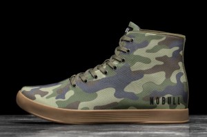 Scarpe Sportive Nobull High-Top Forest Canvas Donna Camouflage | VJA-912706