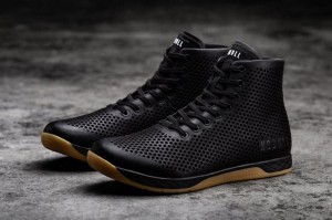 Scarpe Sportive Nobull High-Top Leather Uomo Nere | XVA-967832