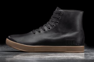 Scarpe Sportive Nobull High-Top Leather Uomo Nere | BPA-869207