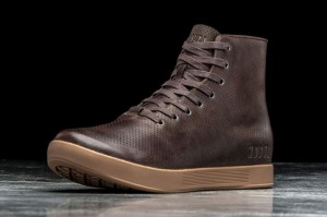 Scarpe Sportive Nobull High-Top Leather Uomo Marroni | URZ-890563