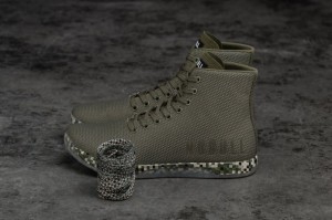 Scarpe Sportive Nobull High-Top Pixel Donna Verdi | VFR-091258