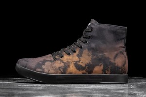 Scarpe Sportive Nobull High-Top Toffee Tie-Dye Canvas Donna Nere Arancioni | ZOB-094321
