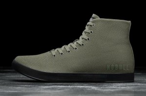 Scarpe Sportive Nobull High Top Uomo Verdi | ETD-694230
