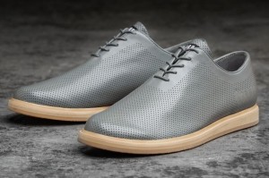 Scarpe da Sera Nobull Leather Uomo Grigie | DRE-469827